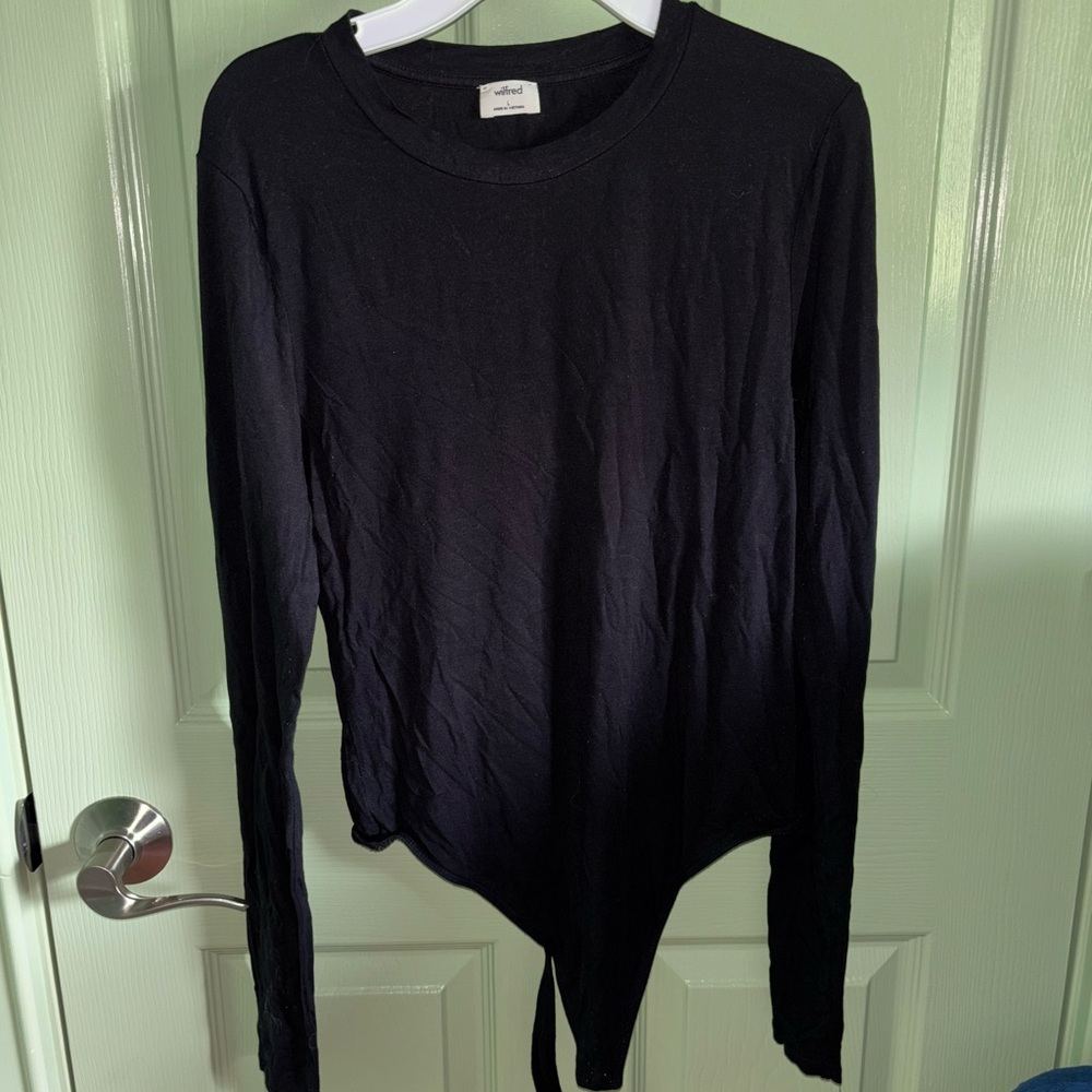 Wilfred Classic Black Top Bodysuit